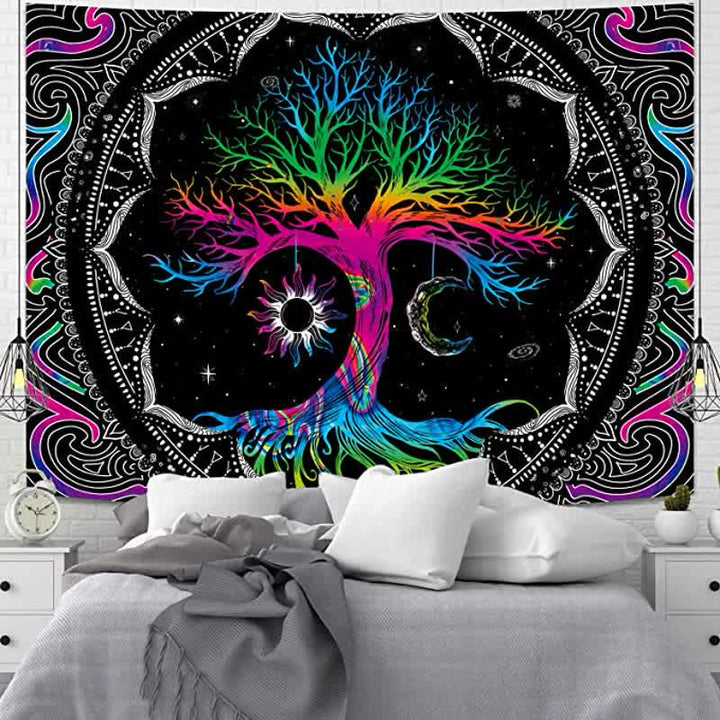 Olivenorma Tree Of Life Vintage Wall Hanging Tapestry - image 1