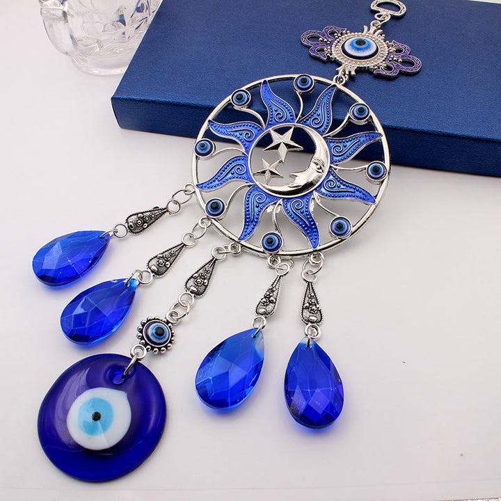 Olivenorma Evil Eye Wind Chime Dream Catcher Wall Decor - image 7