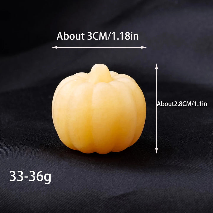 Olivenorma 1PC Yellow Calcite Mini Pumpkin Gemstone Decoration - image 9