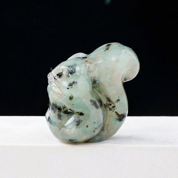 Olivenorma Natural Crystal Squirrel Carving Ornament Gemstone Decoration - image 31