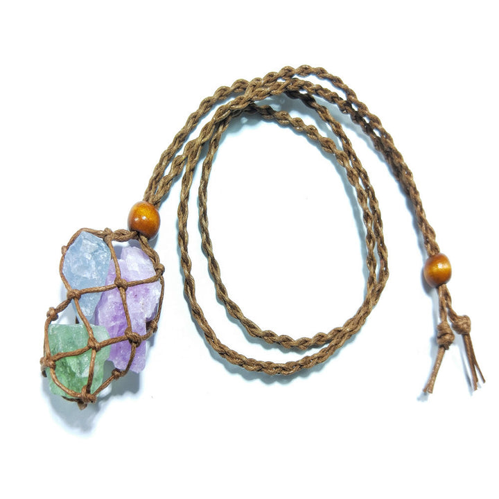 Olivenorma Handwoven Extra Large 5.5cm Adjustable Necklace Mesh Bag - image 8