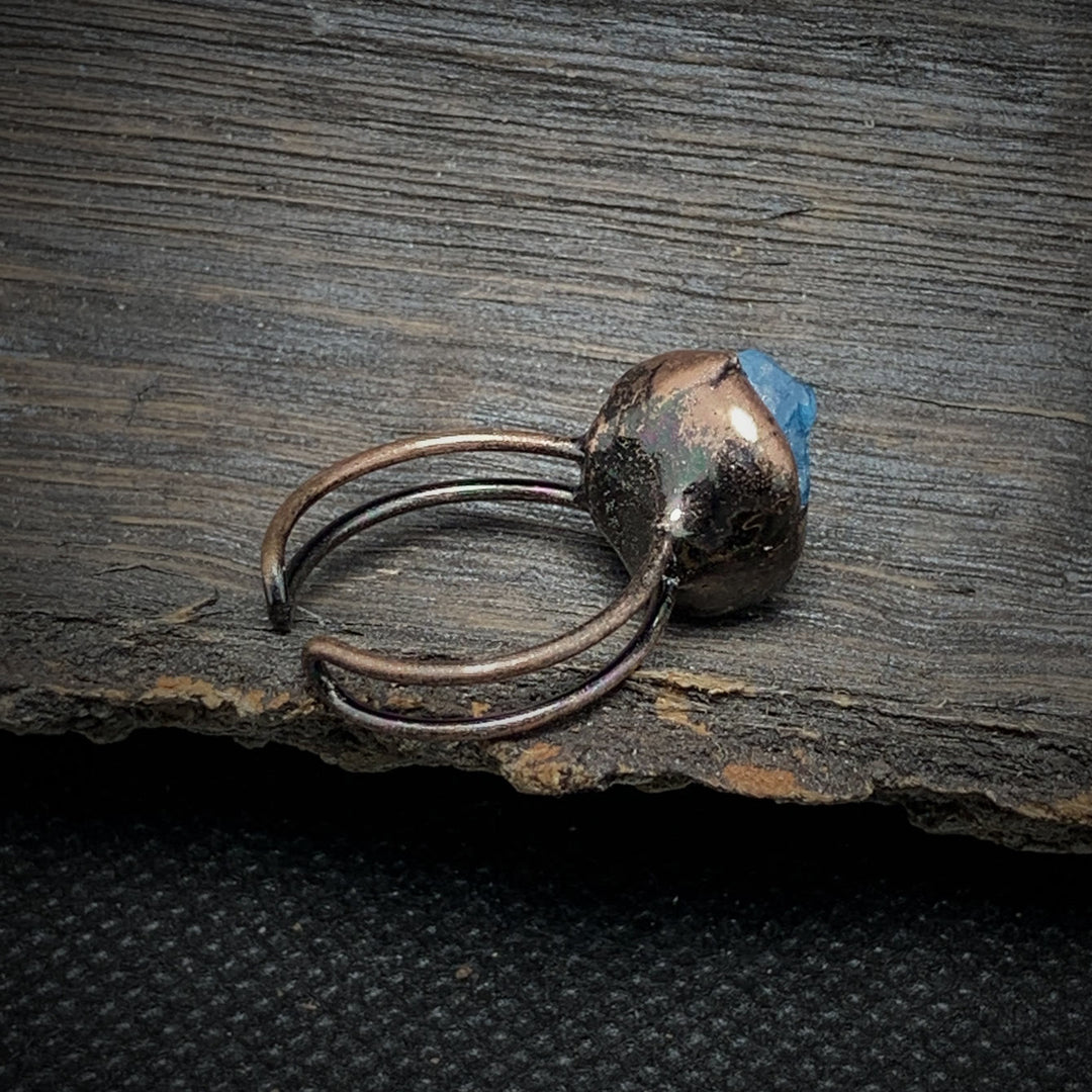 Olivenorma Natural Irregular Raw Stone Twelve Birthstone Adjustable Ring - image 65