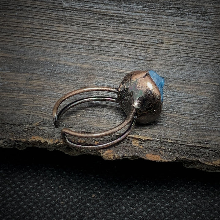 Olivenorma Natural Irregular Raw Stone Twelve Birthstone Adjustable Ring - image 65