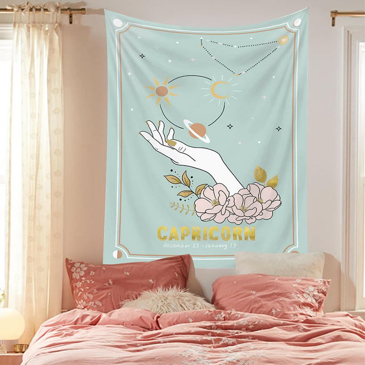 Olivenorma Magic Hand Tarot Zodiac Tapestry - image 1
