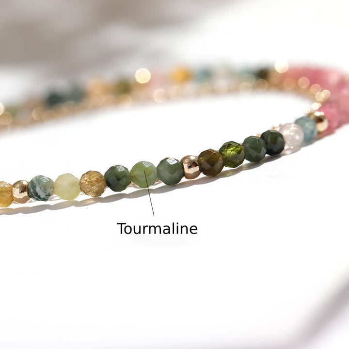 Olivenorma Tourmaline Gold Plated Copper Double Thin Bracelet - image 6