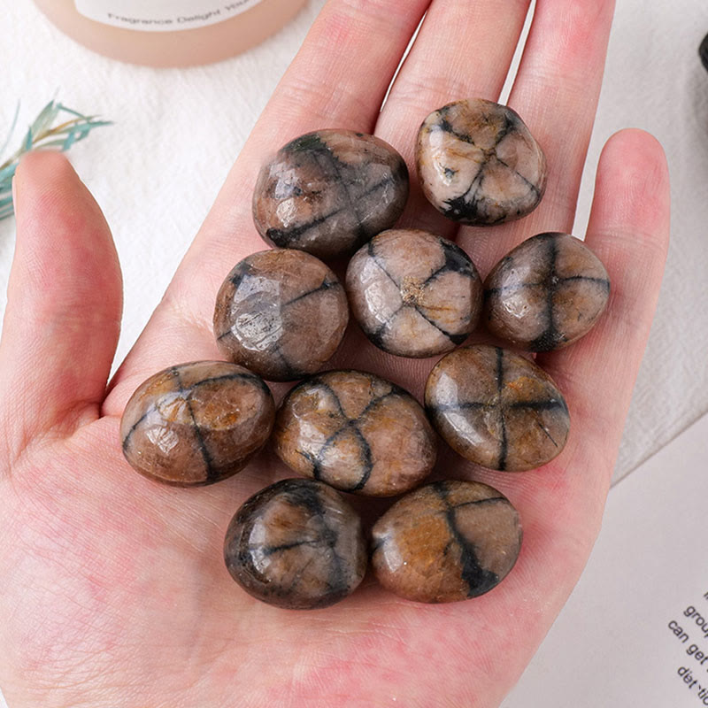 Olivenorma Cross Agate Polished Rolling Natural Stone - image 1