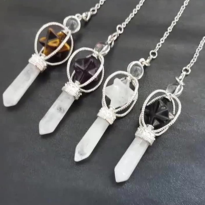 Natural Crystal Stone Pendulum - image 0