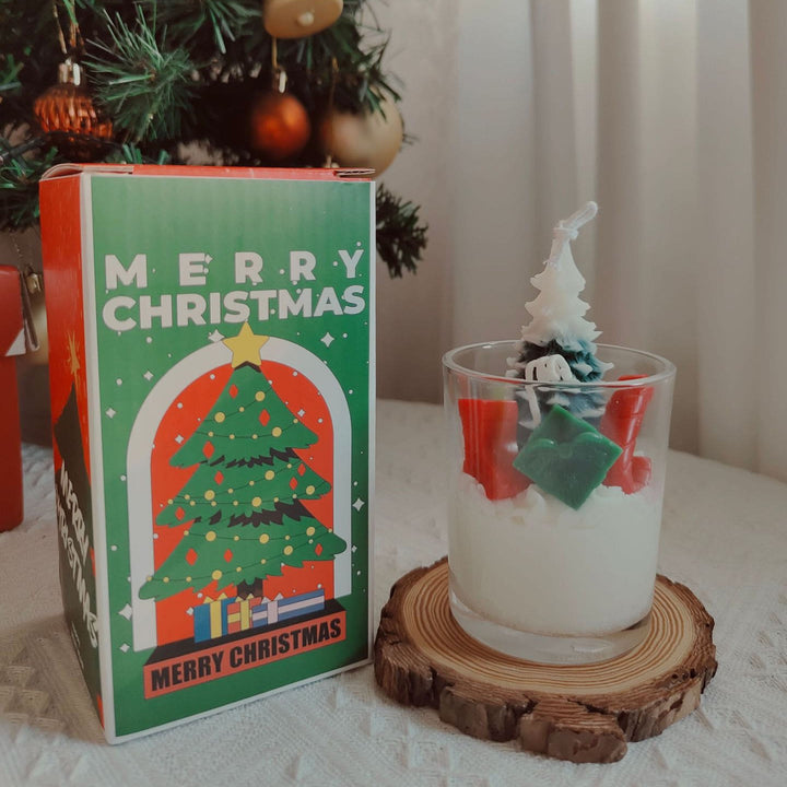 Olivenorma Christmas Santa Claus Snowman Elk Cup Candle - Christmas Tree Gift Cup-6.5*7*12cm - image 10