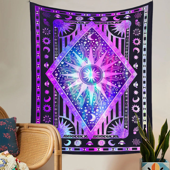 Olivenorma Sun Rays Moon Bohemia Tapestry - image 29