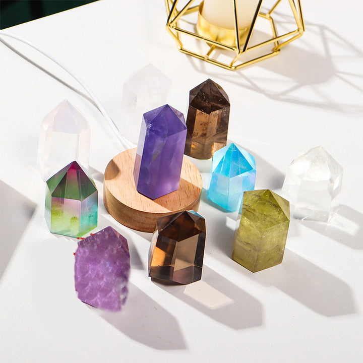 Olivenorma Natural Crystal Healing Crystal Lamp Decoration - image 0