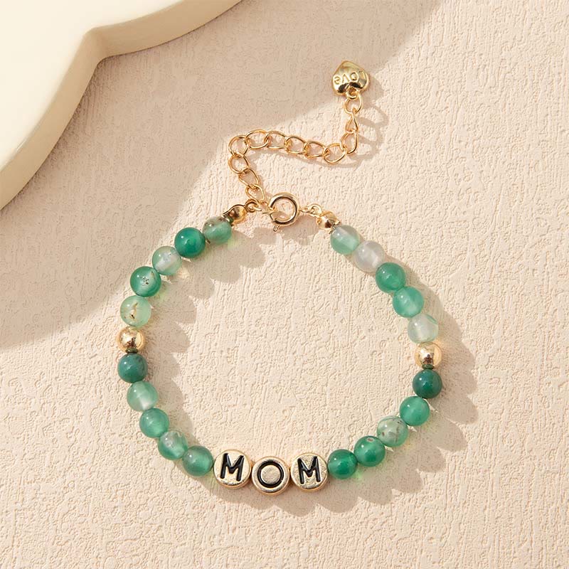 Olivenorma "For Mom"- Green Aventurine Wealth Bracelet - Green Aventurine - image 0