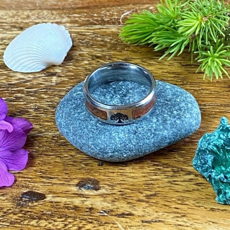 Yggdrasil ring - stainless steel - image 1