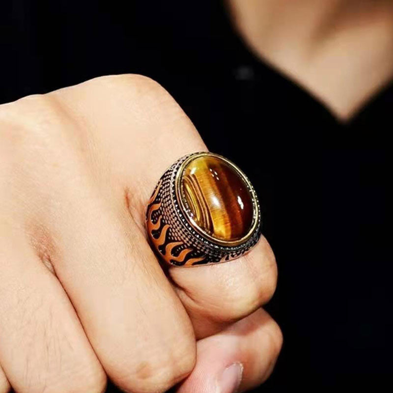 Olivenorma Tiger Eye Protection Ring - image 1