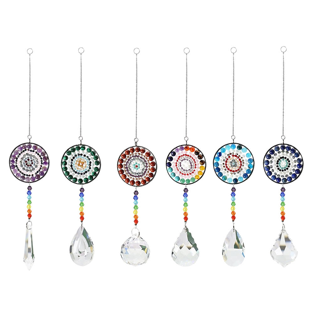 Olivenorma Crystal Suncatchers Handmade Chakra Wind Chime - image 20