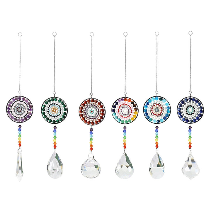Olivenorma Crystal Suncatchers Handmade Chakra Wind Chime - image 20