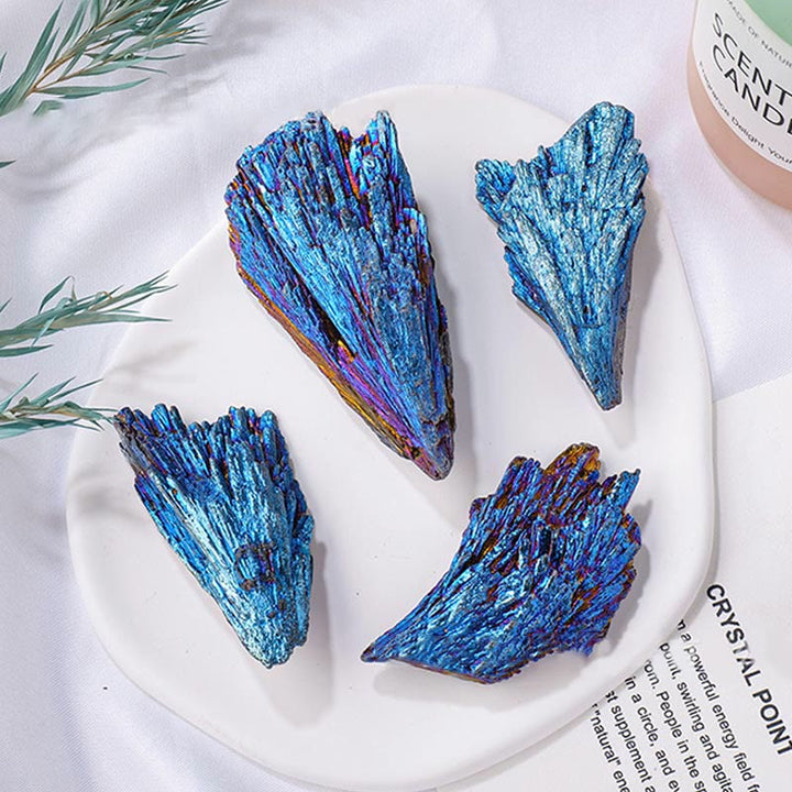 Olivenorma Plating Color Black Tourmaline Peacock Blue Natural Stone - image 4