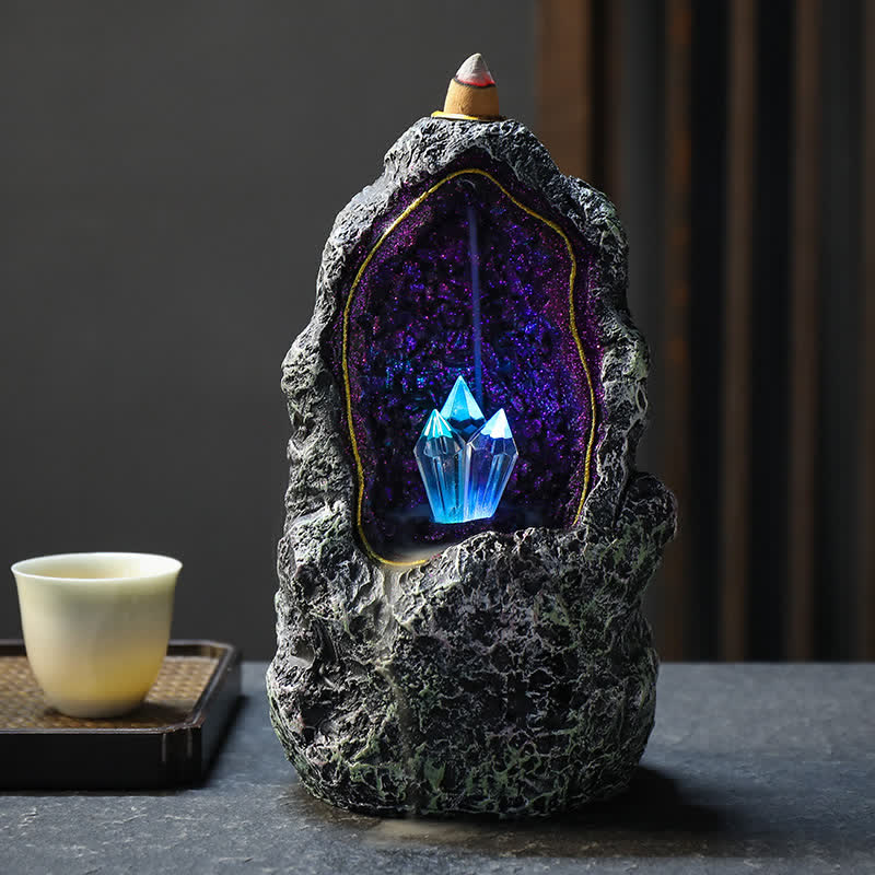 Olivenorma Fancy Crystal Hole Incense Burner Decoration - image 1