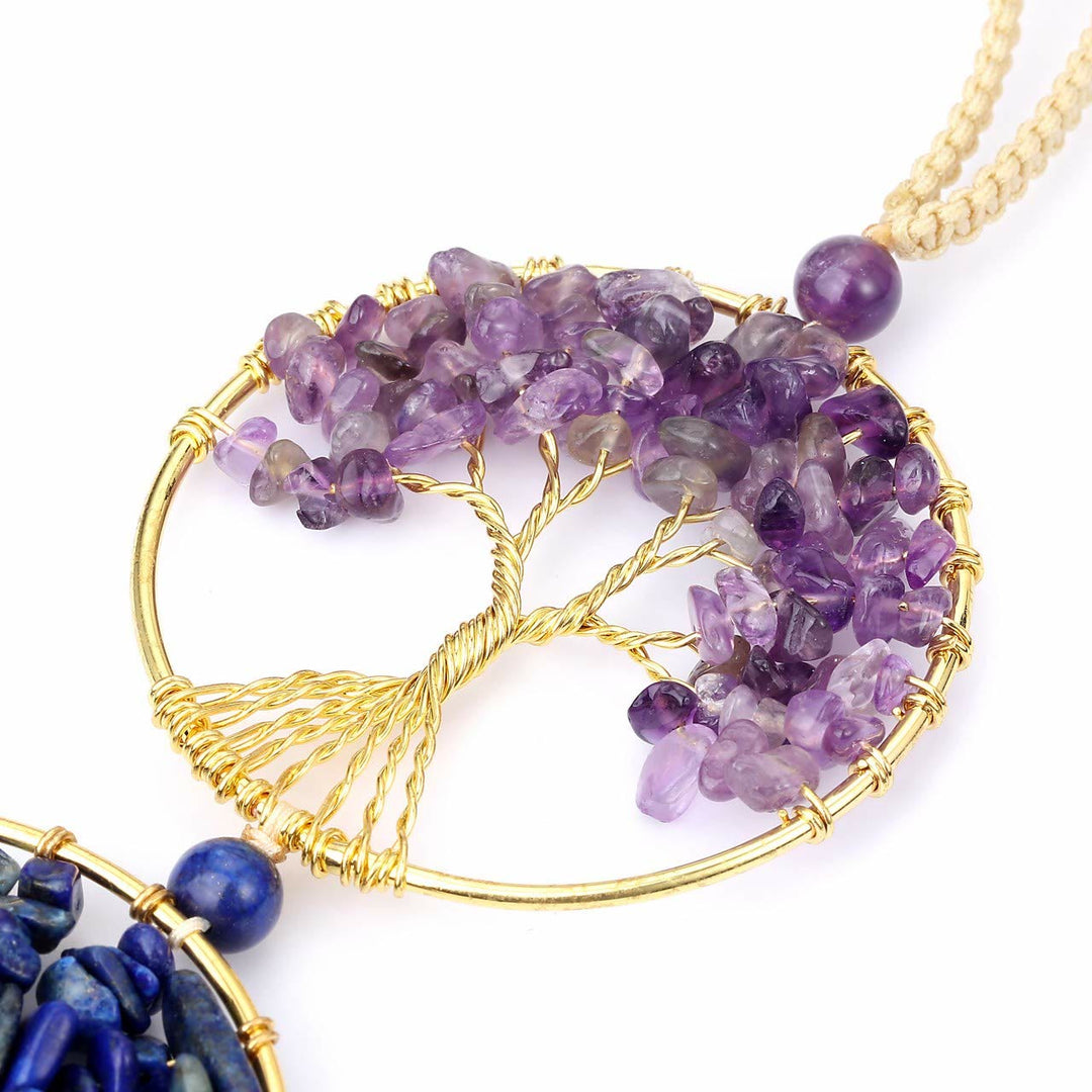Olivenorma 7 Chakra Crystal Fengshui Tree Of Life Wall Decor - image 11