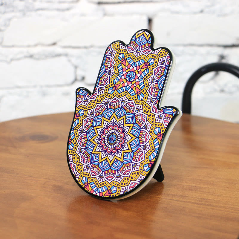 Olivenorma Hamsa Evil Eye Jewelry Tray Plate Coaster - image 31