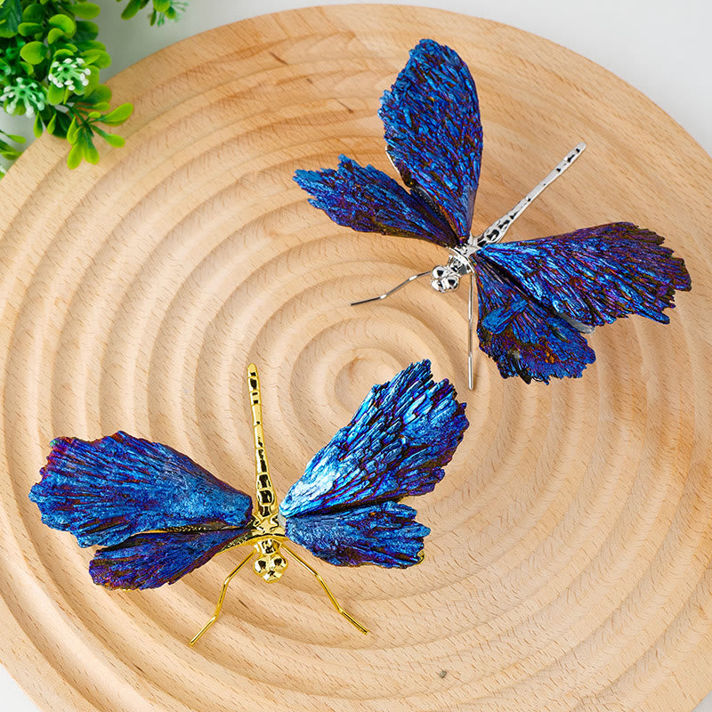 Olivenorma Aura Tourmaline Kyanite Dragonfly Gemstone Decoration - image 7