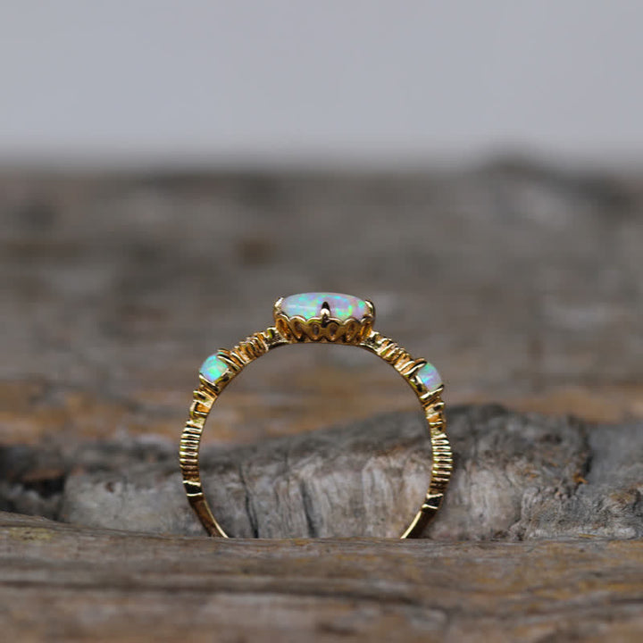 Olivenorma ”Love and Sincerity" - Opal Reki Vintage Ring - image 6