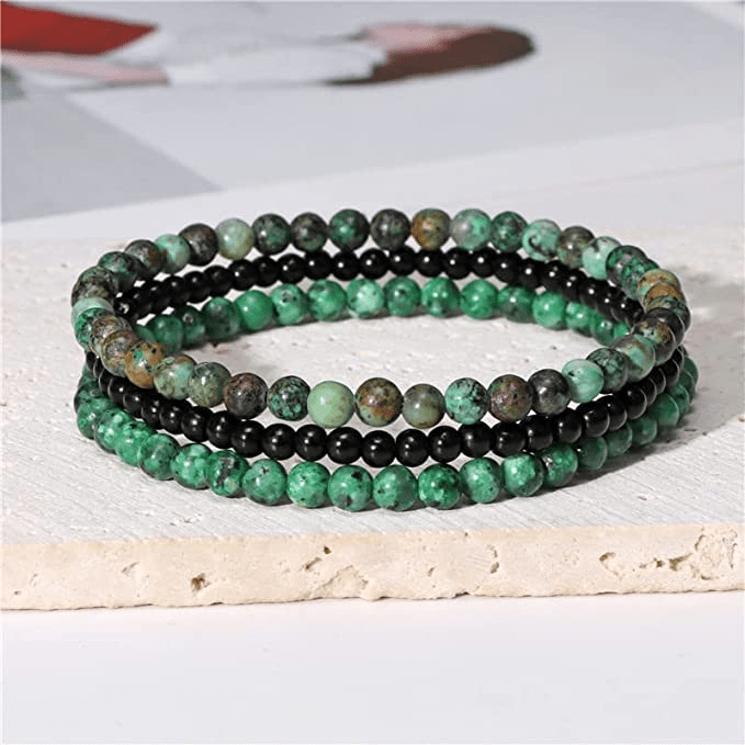 Olivenorma Protection From Negative Energies African Turquoise Bracelet - image 1