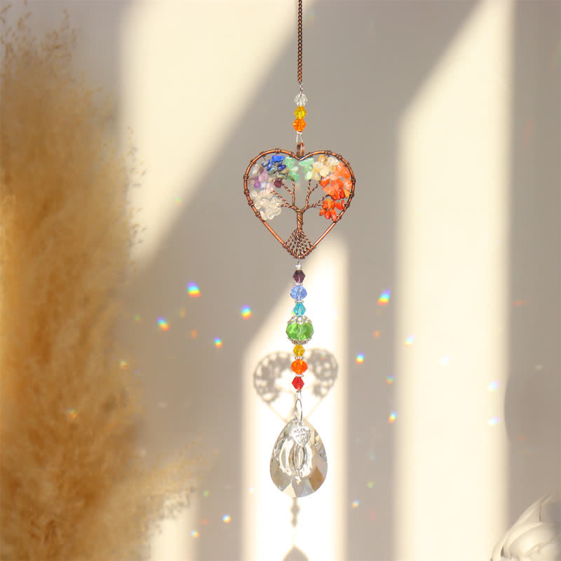 Olivenorma Chakra Reiki Tree Of Life Suncatcher - #1 - image 1
