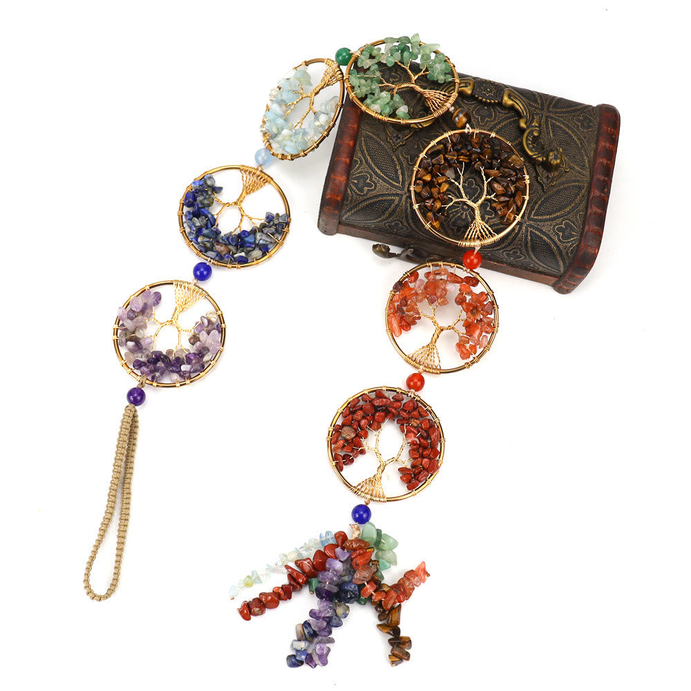 Olivenorma 7 Chakra Crystal Fengshui Tree Of Life Wall Decor - image 10