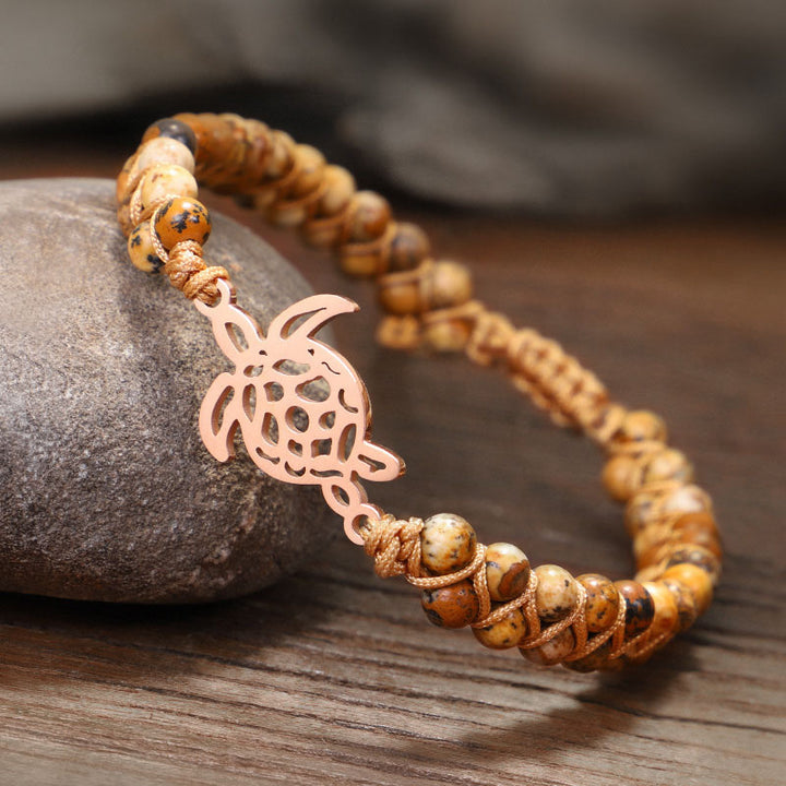 Natural Stone Turtle Bracelet - image 9