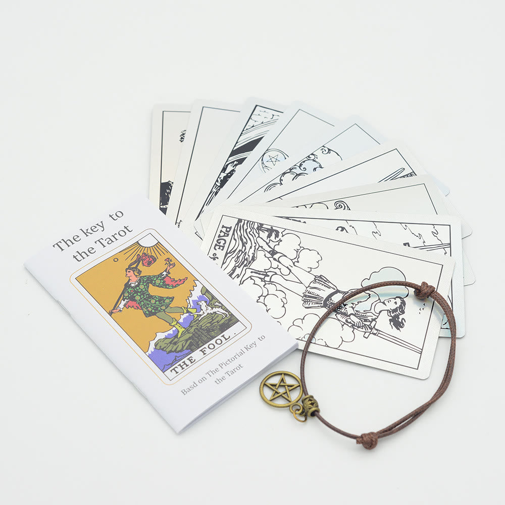 Olivenorma Bronzing Gold Foil Laser Bright Tarot Deck Cards - image 8