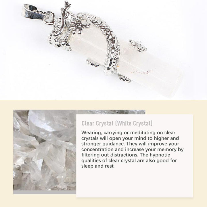 Olivenorma Crystal Natural Stone Exquisite Pendant - Clear Crystal - image 13