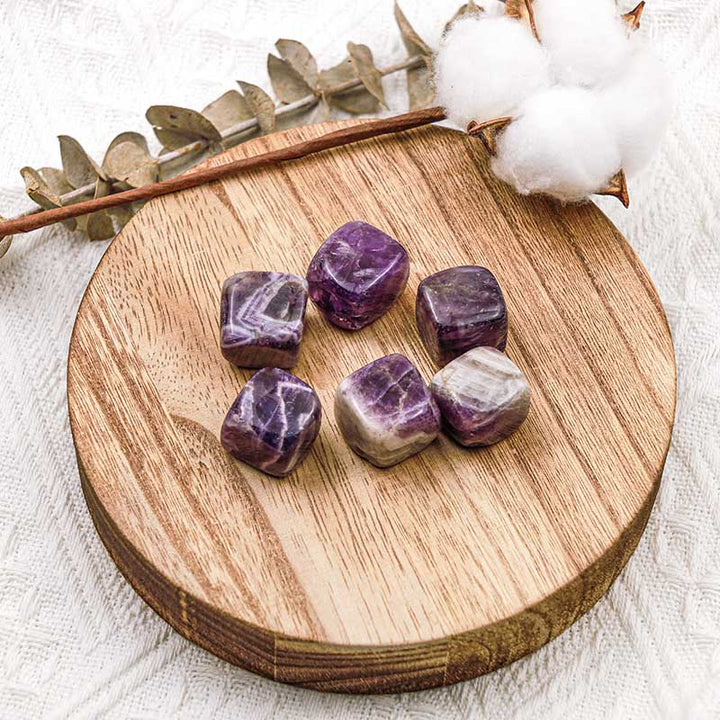 Olivenorma Amethyst Healing Crystal Cube - Amethyst - image 0