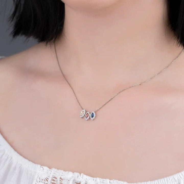 Olivenorma Tears Of Joy 1-8 Teardrop Birthstone Gift Card Necklace - image 11