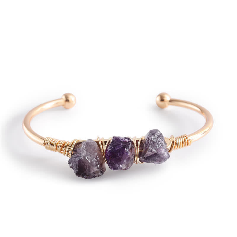 Olivenorma  Vintage Raw Crystal Gemstone Bracelet - image 6