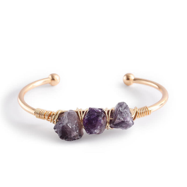Olivenorma  Vintage Raw Crystal Gemstone Bracelet - image 6