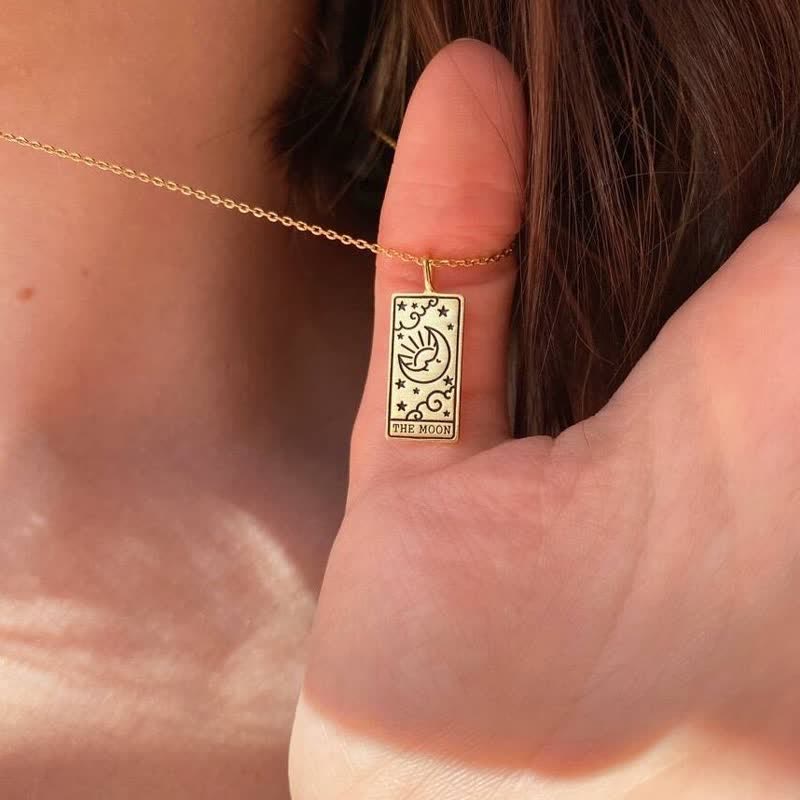 Olivenorma Vintage Tarot Card Fortune Necklace - image 6