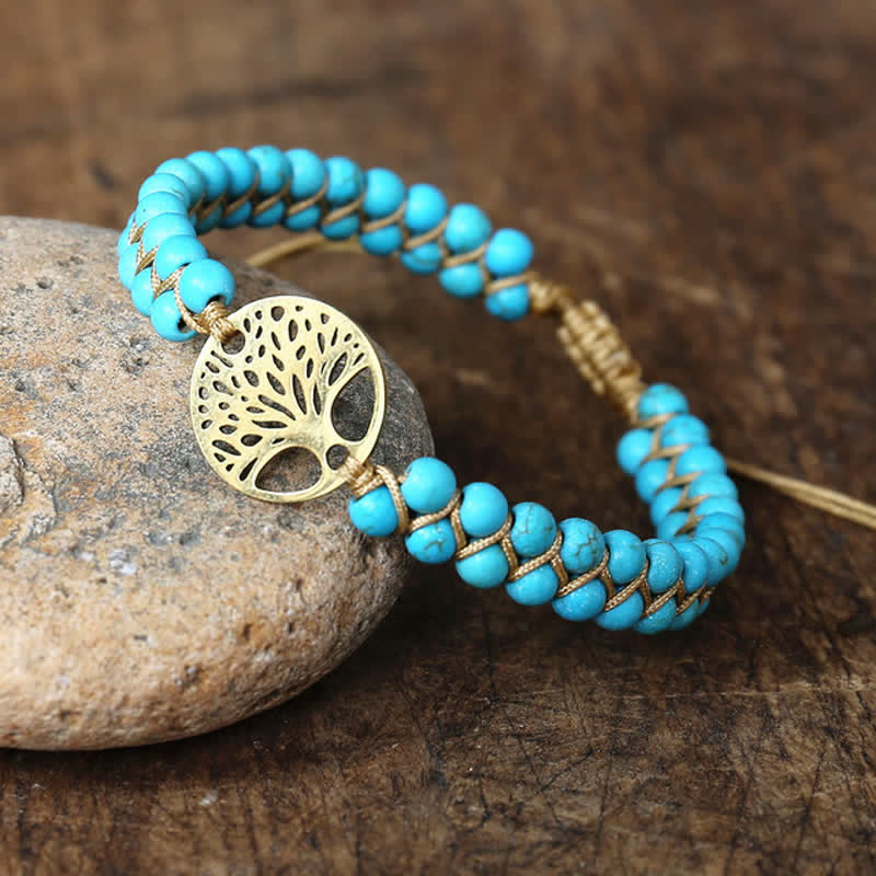 Olivenorma Spiritual Transformation & Evolution Stone Bracelet - Turquoise - image 6