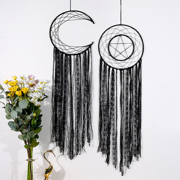 Olivenorma Evil Eye Woven Triangle Tassel Dream Catcher - image 9