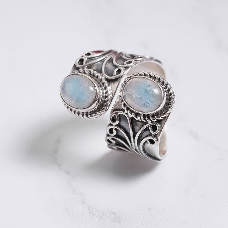 Olivenorma Creative Moonstone Ring - image 2