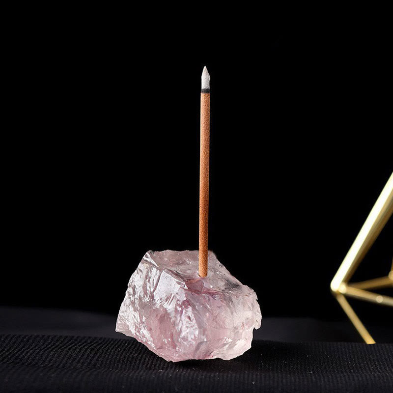 Olivenorma Crystal Raw Stone Incense Stick Holder Gemstone Decoration - image 11