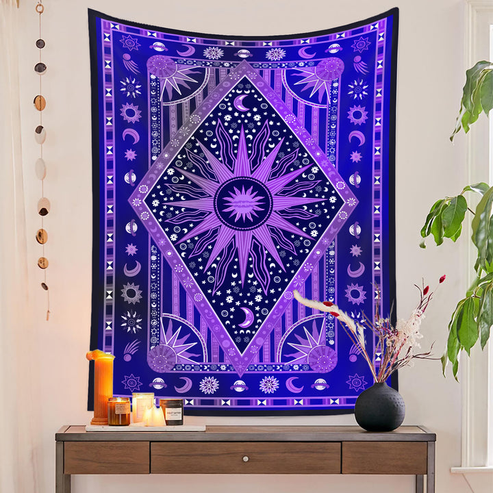 Olivenorma Sun Rays Moon Bohemia Tapestry - image 8