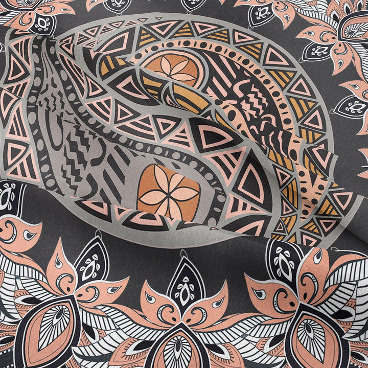Olivenorma Bohemian Floral Qiankun Circle Pattern Tapestry - image 5