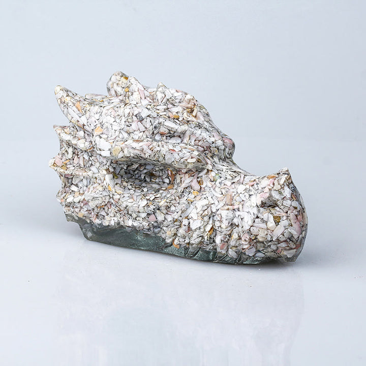 Olivenorma Crystal Epoxy Faucet 1kg Ornament Gemstone Decoration - Queen Conch Shel - image 45