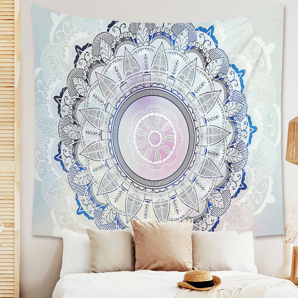 Olivenorma Mandala Flower Wall Hanging Tapestry - Polyester - Mandala Flower#10 - 90.55"*70.86"(230*180cm) - image 9