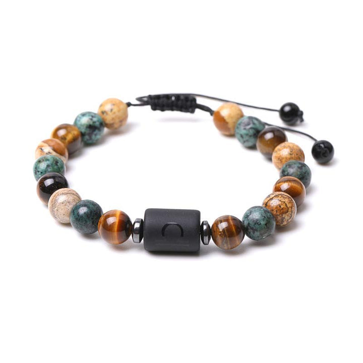 Tiger Eye Picture Jasper Zodiac Bracelet - Libra - image 9