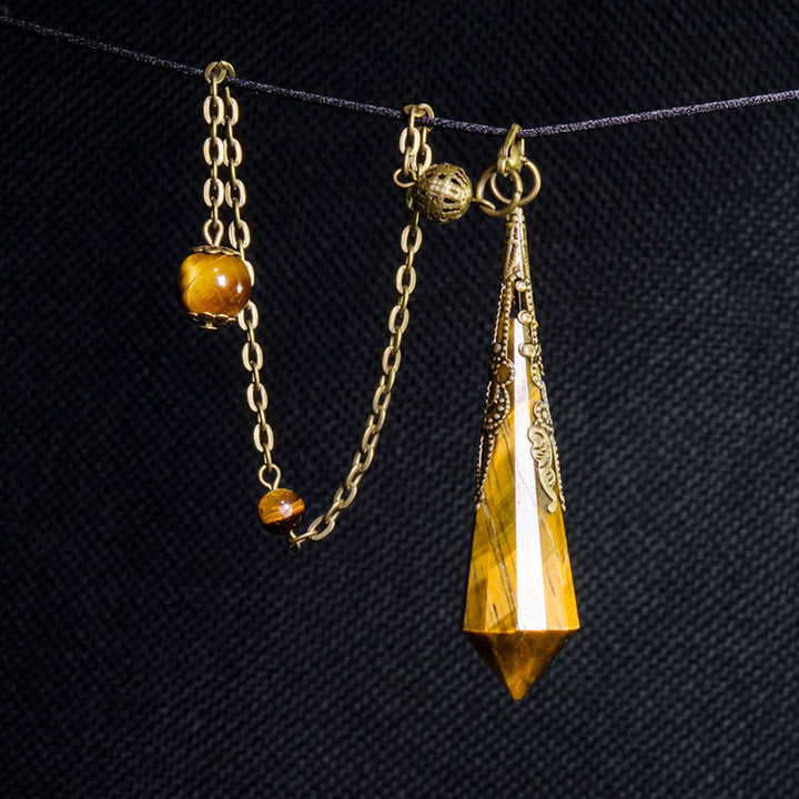 Tiger Eye Protection Pendulum - image 4