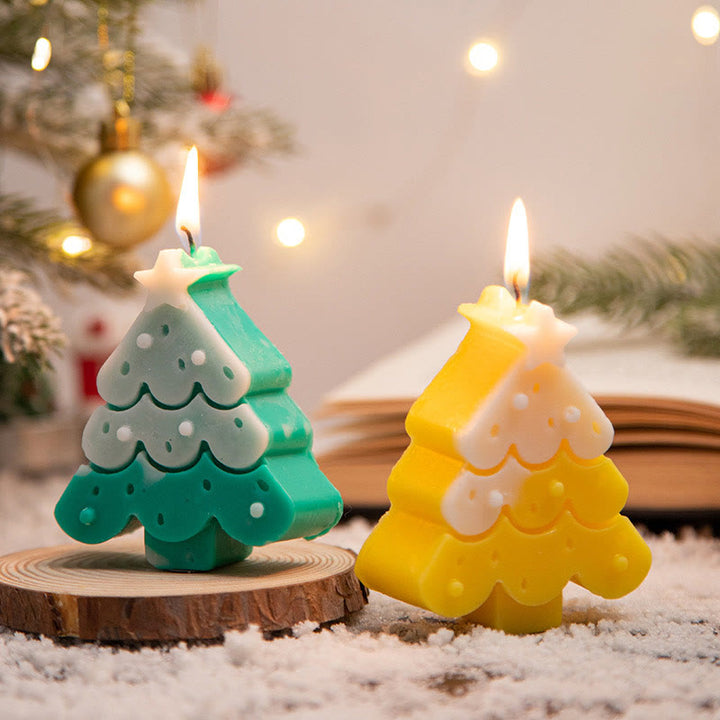 Olivenorma Christmas Atmosphere Snowflake Gingerbread Man Scented Candle - image 0