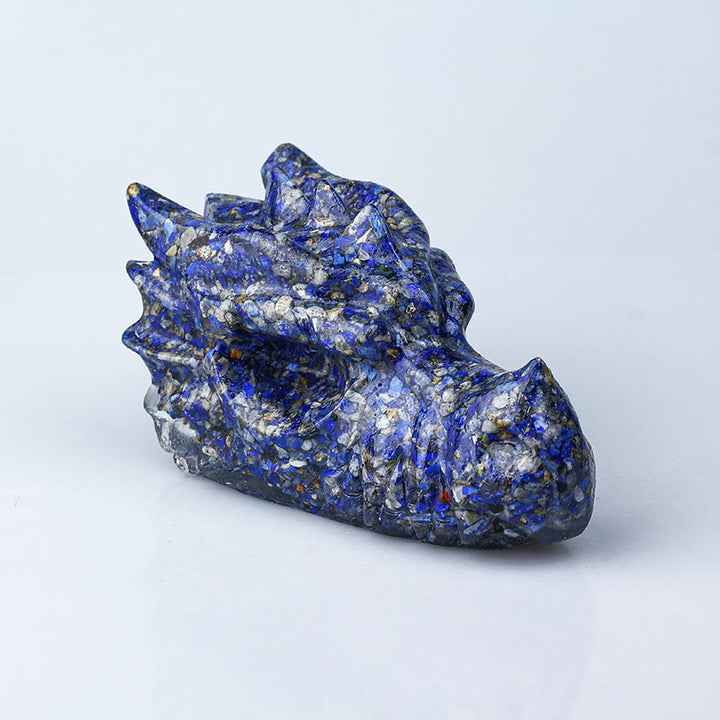 Olivenorma Crystal Epoxy Faucet 1kg Ornament Gemstone Decoration - Lapis Lazuli - image 5