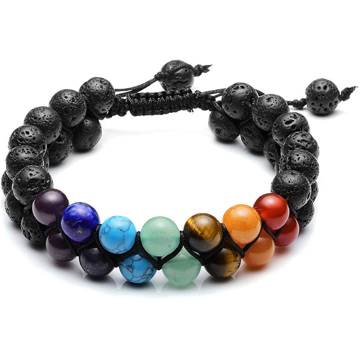  Olivenorma Orgone Chakra Healing Bracelet - Lava Rock Stone Bracelet - image 9