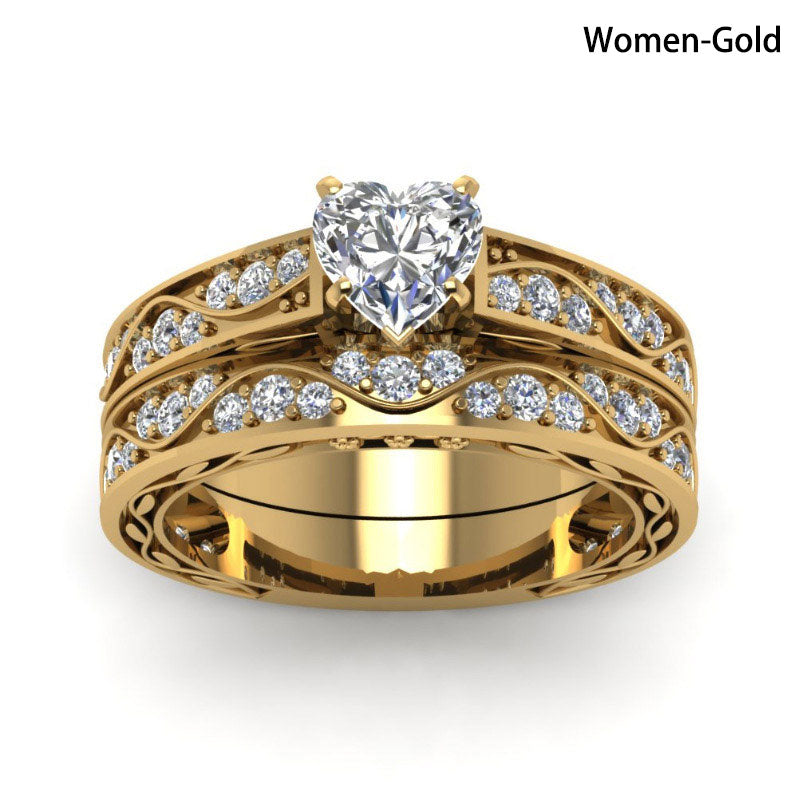 FREE Today: For Noble Love Couple Rings - Women-Gold - 12 - image 54